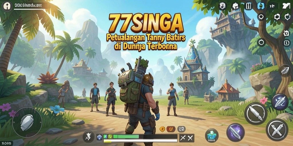 Tangkapan layar dari gameplay menakjubkan dalam 77SINGA.