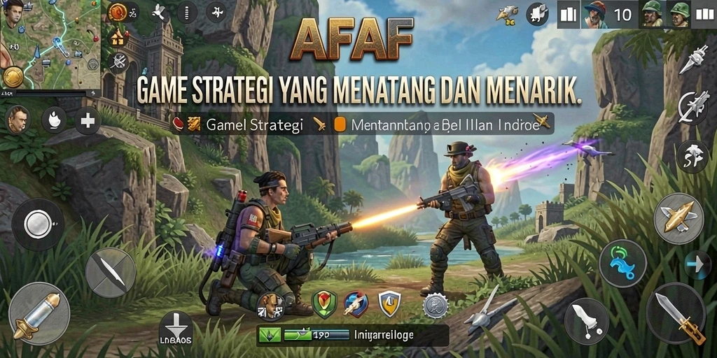 Tampilan gameplay AFAF yang menegangkan dan penuh strategi.