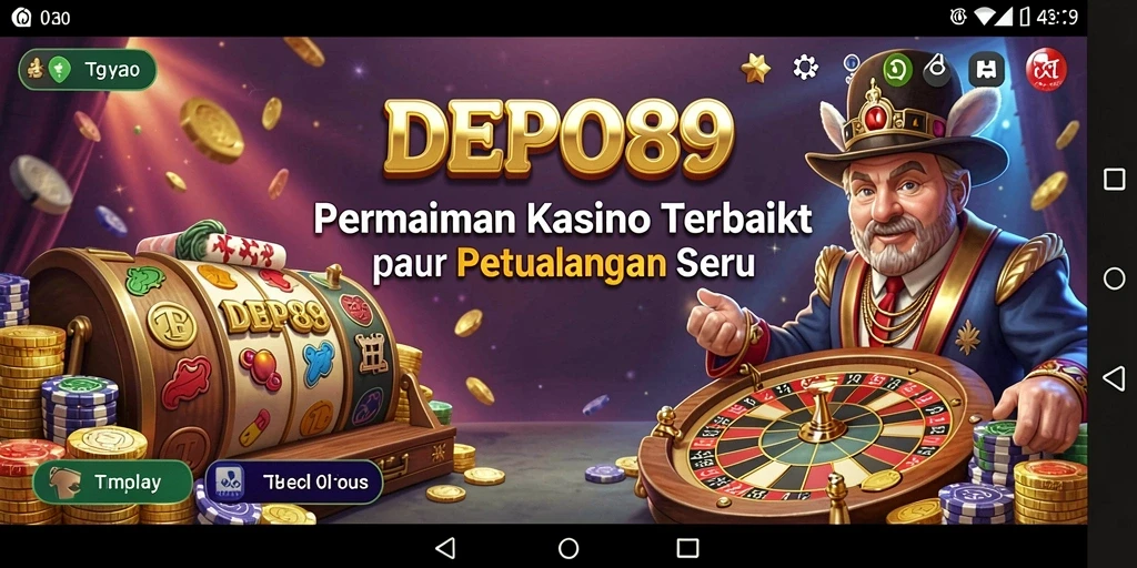 Tampilan permainan yang menarik dan menghibur di DEPO89 Kasino.