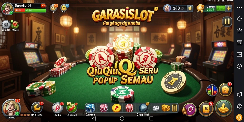 Tampilan gameplay seru dari GARASISLOT yang penuh tantangan QiuQiu.