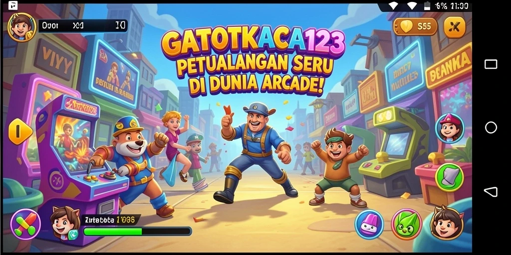 Screenshot GATOTKACA123 menunjukkan gameplay seru dan menantang.