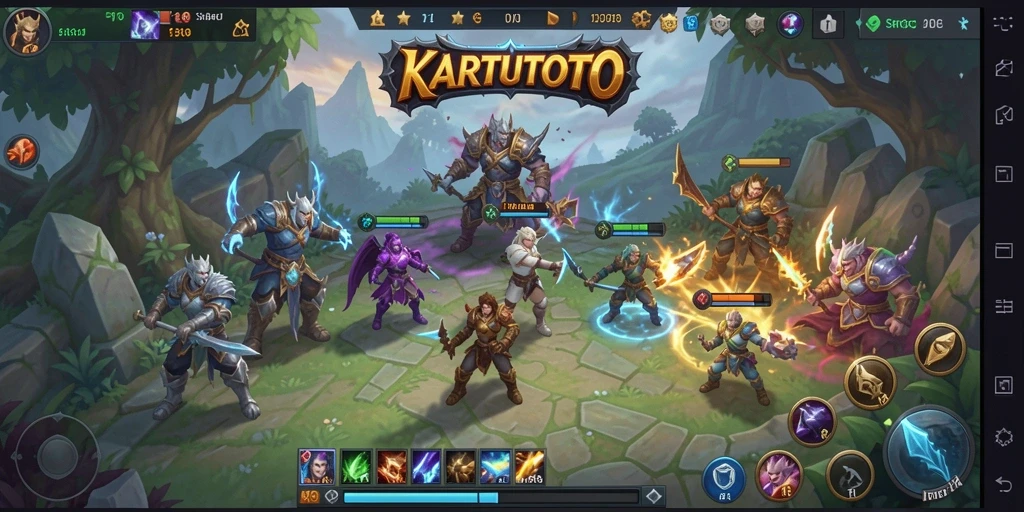 Tampilan menawan dari gameplay KARTUTOTO yang memukau.