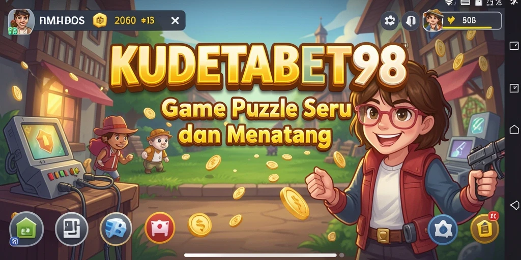 Screenshot utama KUDETABET98 menampilkan gameplay Puzzle yang menarik.