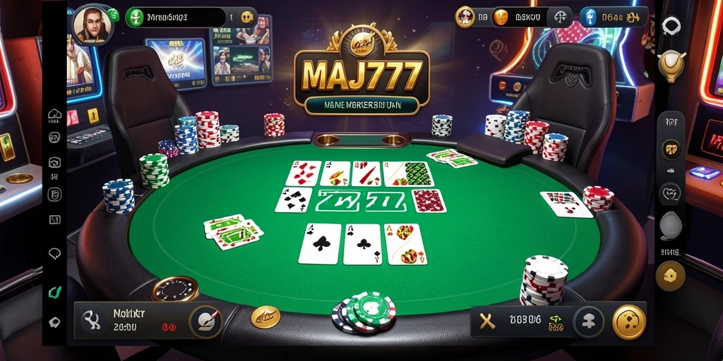 Tampilan gameplay seru MAJ777 yang mendebarkan.