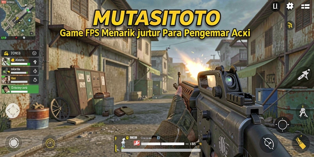 Tampilan menarik dari gameplay variasi mode FPS.