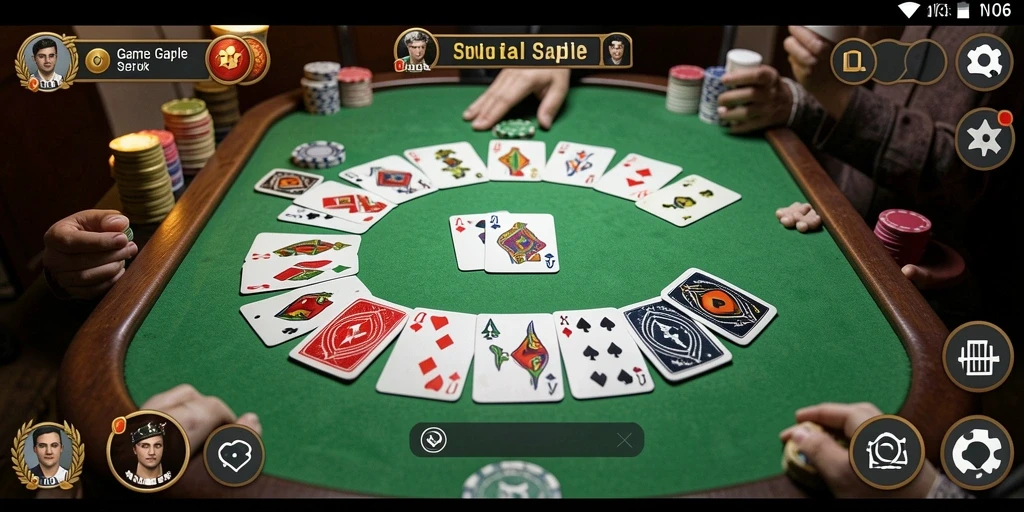 Tampilan gameplay menarik dalam permainan Gaple N06.