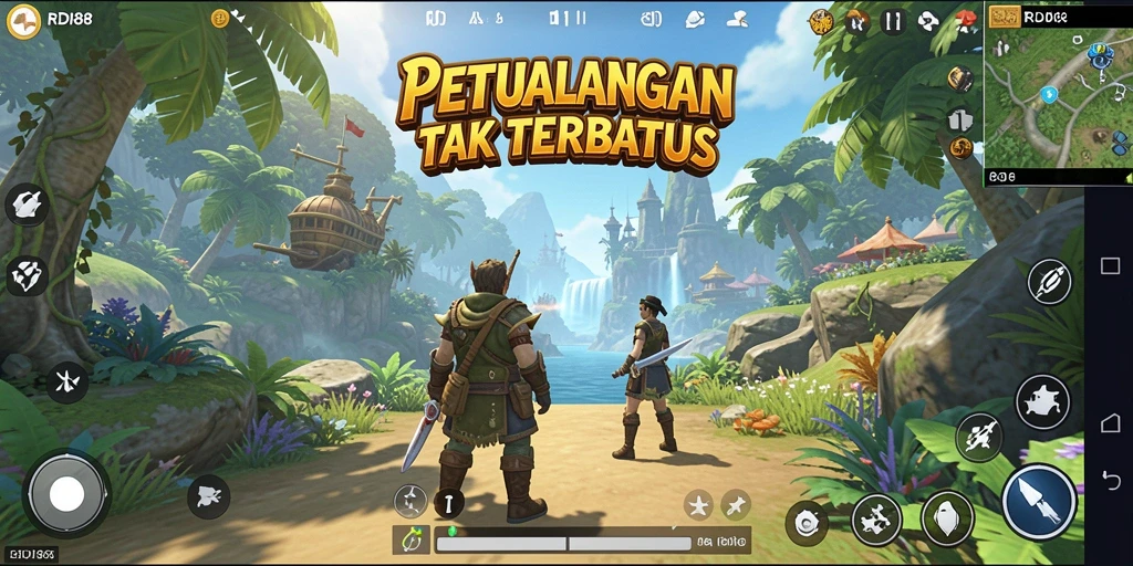 Gameplay seru dan mendalam dari RDI88 di dunia terbuka.