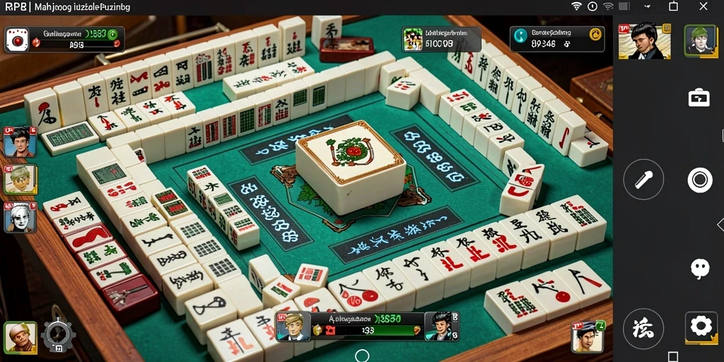 Gameplay seru Mahjong dengan desain menarik di RP8.