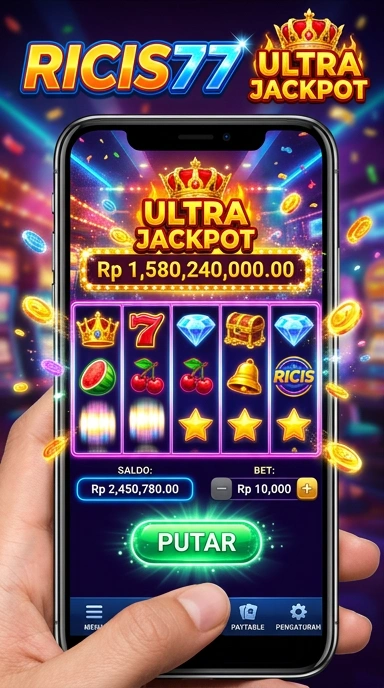 Tangkapan layar aplikasi ricis77 saat pengguna menjelajahi kategori aplikasi.